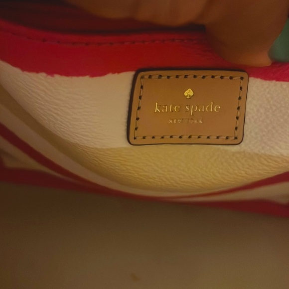 Kate Spade Bondi Road Harmony,Pink and Cream striped tote bag - Picture 5 of 6